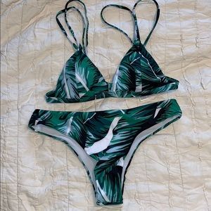 Palm Print Bikini